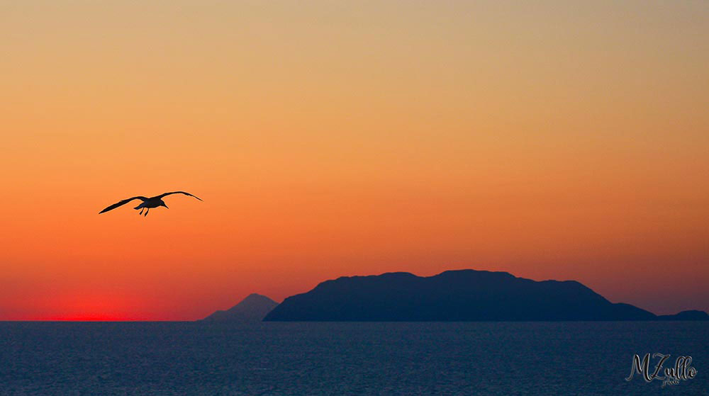 Rakelhome - Vista delle Isole Eolie al tramonto